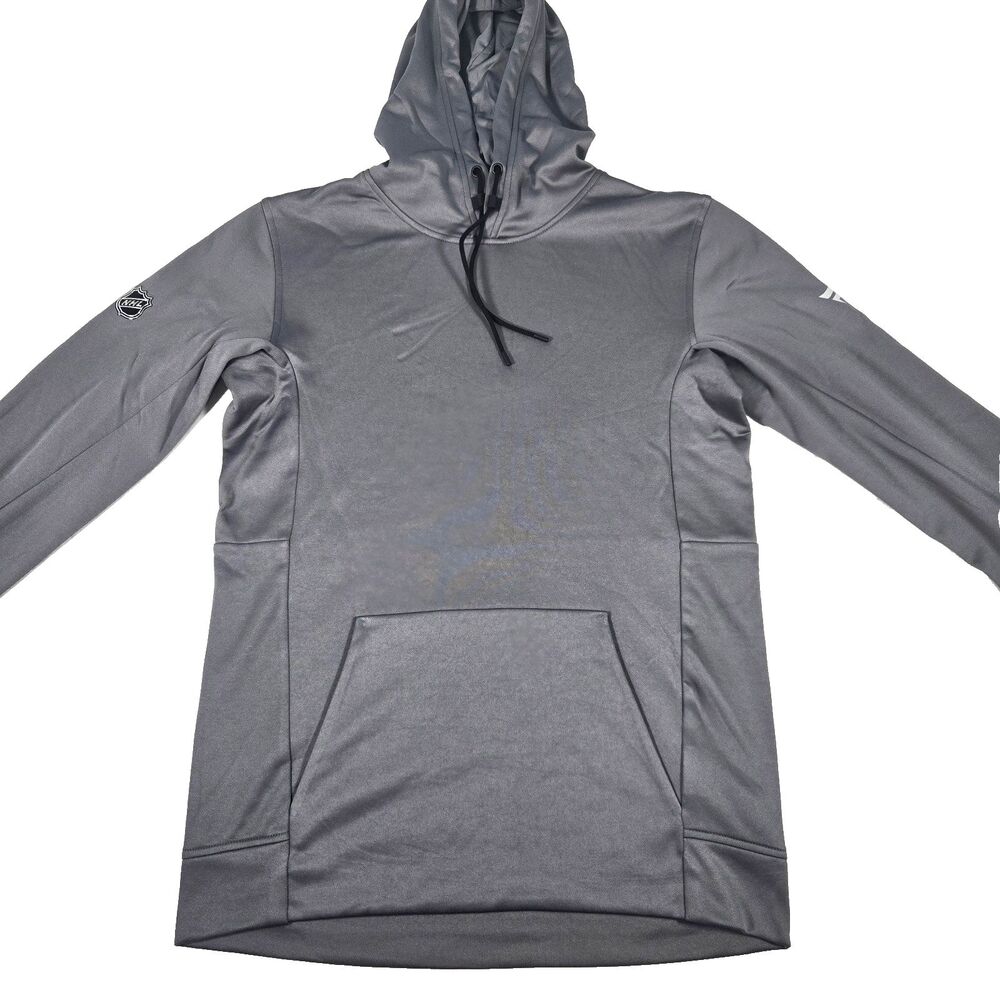 Fanatics Men's Medium Gray NHL Authentic Pro Rink Hockey Hoodie New